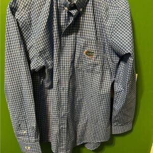 Blue Checkered Men's Shirt